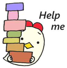 Cute chicken sticker #6665453