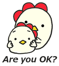 Cute chicken sticker #6665454