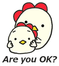 Cute chicken sticker #6665454