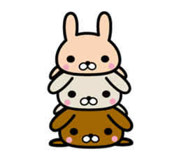 Ten rabbits Part 5 sticker #6665813