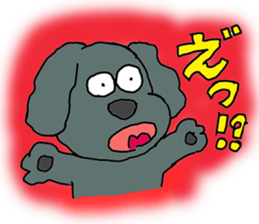 Cute and funy Toy Poodle charactor sticker #6666099