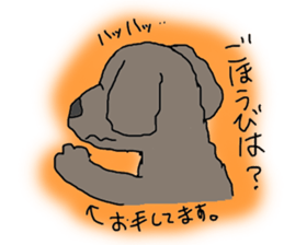 Cute and funy Toy Poodle charactor sticker #6666101