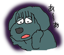 Cute and funy Toy Poodle charactor sticker #6666105