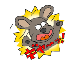 Cute and funy Toy Poodle charactor sticker #6666109