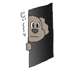 Cute and funy Toy Poodle charactor sticker #6666130