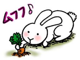 Ordinary rabbit sticker #6666270