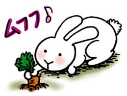 Ordinary rabbit sticker #6666270