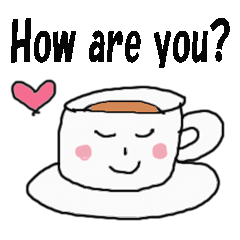 Pretty Sticker of conversation ver.1