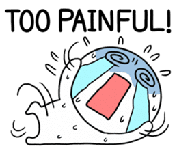 Poor physical condition sticker sticker #6666768