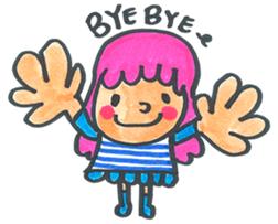 Gokigen Sticker of girl . sticker #6667181
