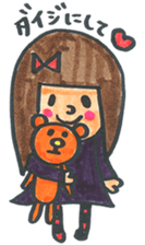 Gokigen Sticker of girl . sticker #6667182