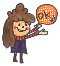 Gokigen Sticker of girl . sticker #6667197