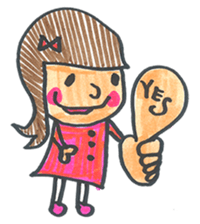 Gokigen Sticker of girl . sticker #6667198