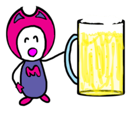 Messenger from planet M sticker #6667357