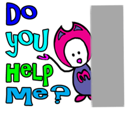 Messenger from planet M sticker #6667370