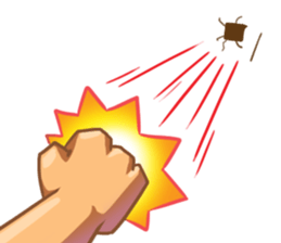 Funny life of the toy Monkey Sun sticker #6667404