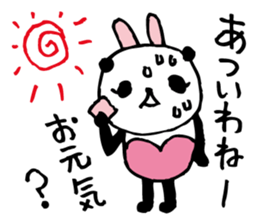 Every day of a panda- bunny4 summer- sticker #6667496