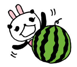 Every day of a panda- bunny4 summer- sticker #6667504