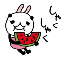 Every day of a panda- bunny4 summer- sticker #6667505