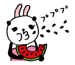 Every day of a panda- bunny4 summer- sticker #6667506
