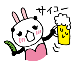 Every day of a panda- bunny4 summer- sticker #6667509