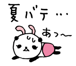 Every day of a panda- bunny4 summer- sticker #6667516