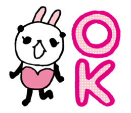 Every day of a panda- bunny4 summer- sticker #6667517