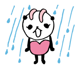 Every day of a panda- bunny4 summer- sticker #6667520