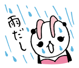 Every day of a panda- bunny4 summer- sticker #6667521