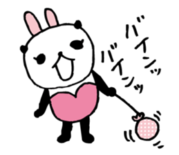 Every day of a panda- bunny4 summer- sticker #6667530