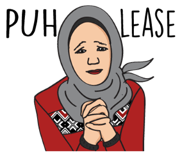 Pretty Hijab sticker #6667588