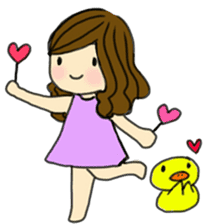 A little duck Love Story sticker #6667663