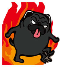 Pug is Lovely dog. sticker #6668064