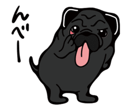 Pug is Lovely dog. sticker #6668082