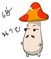 Mustaroom Mushroom sticker #6668151