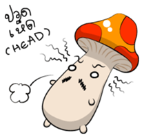 Mustaroom Mushroom sticker #6668156