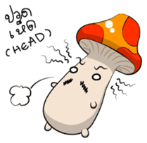 Mustaroom Mushroom sticker #6668156