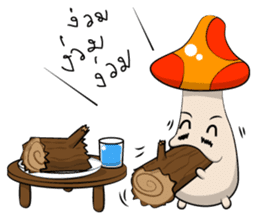 Mustaroom Mushroom sticker #6668162