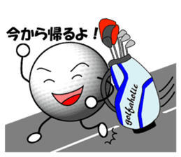 Crazy about golf 2 sticker #6668839