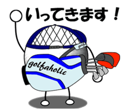 Crazy about golf 2 sticker #6668846