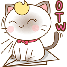 Suki, the girly siamese kitten 2 sticker #6668897