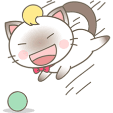 Suki, the girly siamese kitten 2 sticker #6668921