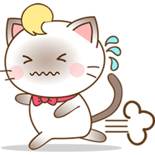 Suki, the girly siamese kitten 2 sticker #6668925