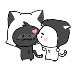 Monochrome Kitten sticker #6669758
