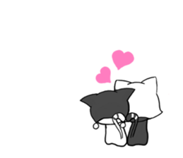 Monochrome Kitten sticker #6669765