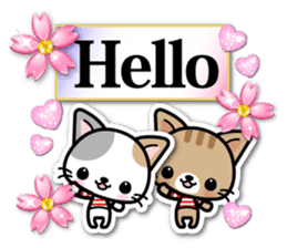 Japanese Style Cat Sticker ( English ) sticker #6669776