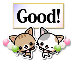 Japanese Style Cat Sticker ( English ) sticker #6669778