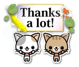 Japanese Style Cat Sticker ( English ) sticker #6669782