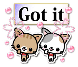 Japanese Style Cat Sticker ( English ) sticker #6669787