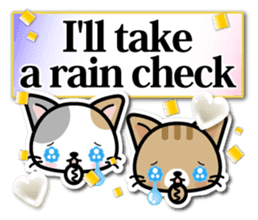 Japanese Style Cat Sticker ( English ) sticker #6669791